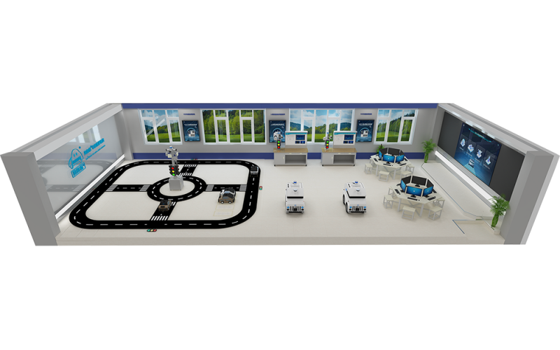 智能網(wǎng)聯(lián)汽車車路協(xié)同實訓(xùn)室