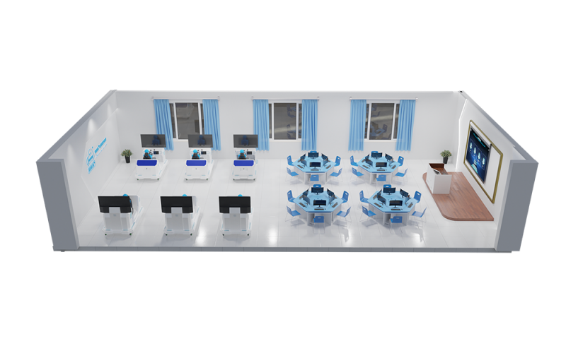 智能網(wǎng)聯(lián)汽車智能座艙實訓(xùn)室